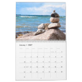 Ausgeglichener Felsen-Staplungskalender Kalender (Jan 2027)