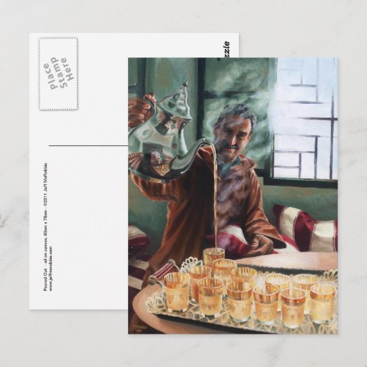 Ausgegossen - Postkarte 2011 (Vorne/Hinten)