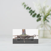 Ausgegrabene Rechteck-Streifen Visitenkarte (Stehend Vorderseite)