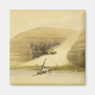 Ausgegrabener Tempel von Abu Simbel, "von Ägypten Magnet