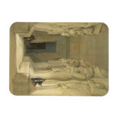 Ausgegrabener Tempel von Gysha, Nubia, aus "Ägypte Magnet (Horizontal)