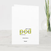 Ausgehen Parade Spaß Britische Mod Design Karte (Rückseite)