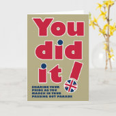 Ausgehen Parade Spaß Britische Mod Design Karte (Gelbe Blume)