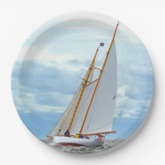 Ausgehend auf brillant pappteller