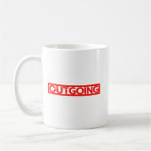 Ausgehende Briefmarke Kaffeetasse (Links)