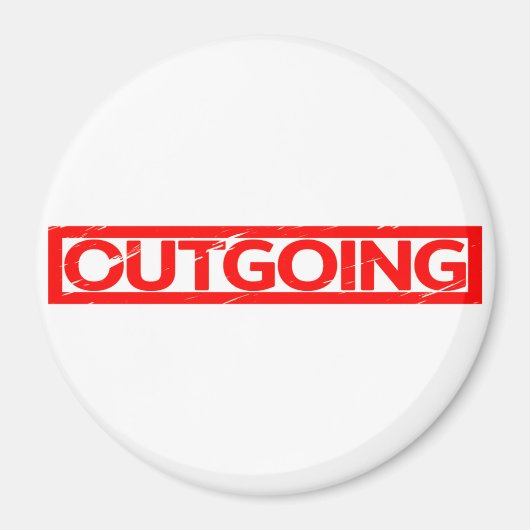 Ausgehende Briefmarke Magnet (Vorne)