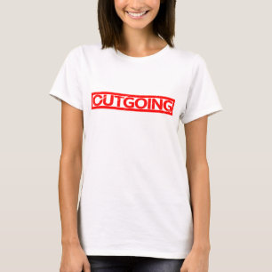Ausgehende Briefmarke T-Shirt