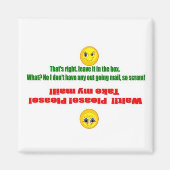 ausgehende E-Mail-Magnet Magnet (Vorne)