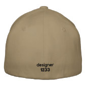 ausgehende Fischerei Bestickte Kappe (Rückseite)