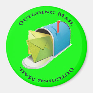 Ausgehende Post Magnet