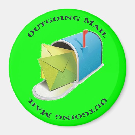 Ausgehende Post Magnet (Vorne)