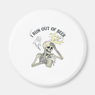 Ausgehendes-Bier-Skelett-Geist-Mond-Halloween_1 Magnet