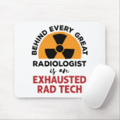 Ausgehobener Krasser Tech Funny Radiologic Technol Mousepad (Mit Mouse)