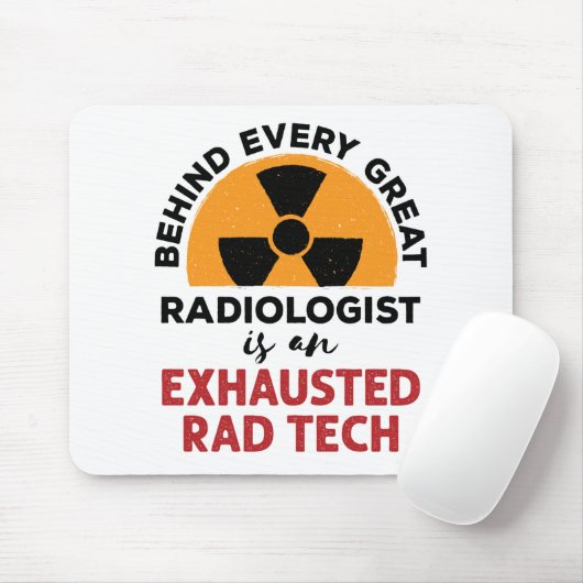 Ausgehobener Krasser Tech Funny Radiologic Technol Mousepad (Mit Mouse)