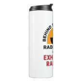 Ausgehobener Krasser Tech Funny Radiologic Technol Thermosbecher (Nach links gedreht)