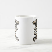 Ausgeklappter Hund Kaffeetasse (Mittel)