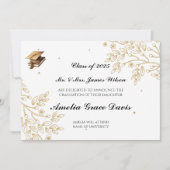 Ausgeklügelte Ankündigung von Gold Abschluss (Vorderseite)