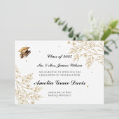 Ausgeklügelte Ankündigung von Gold Abschluss (Stehend Vorderseite)