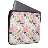 Ausgeklügelte Blumenblüten in Aquarellfarben Laptopschutzhülle (Vorne Rechts)