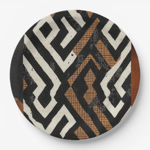Ausgeklügelte, luxuriöse Papiertafel aus Afrika Pappteller