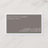Ausgeklügelte Minimalistische Schlichte Trendy Bro Visitenkarte (Vorderseite)