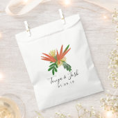 Ausgeklügelter Bird of Paradise Tropic Bridal Geschenktütchen (Ausgeschnitten)