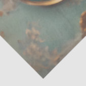 Ausgeklügelter Cat Pink Sage Salon Decoupage Tissu Seidenpapier (Ausschnitt)