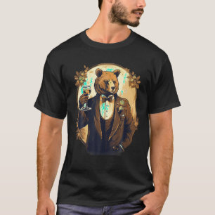 ausgeklügelter künstlerischer Bärentrinker T-Shirt