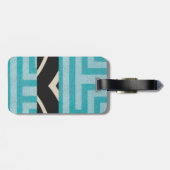 Ausgeklügelter Luxus-Karibik-Gepäcktag Gepäckanhänger (Rückseite horizontal)