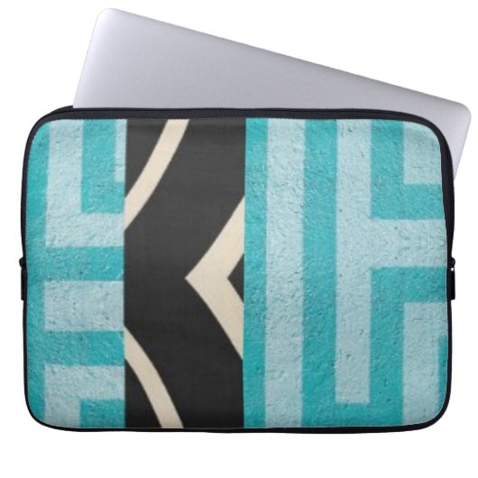 Ausgeklügelter Luxus-Karibik-Gepäcktag Laptopschutzhülle (Vorderseite)