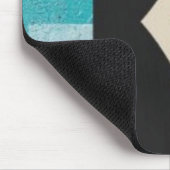 Ausgeklügelter Luxus-Karibik-Gepäcktag Mousepad (Ecke)