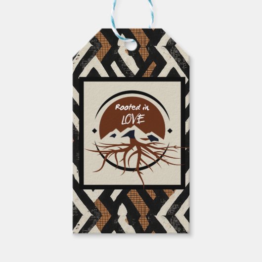 Ausgeklügelter Luxus-Karibik-Tag Geschenkanhänger (Vorderseite)