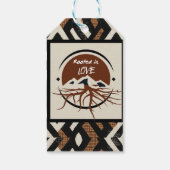 Ausgeklügelter Luxus-Karibik-Tag Geschenkanhänger (Rückseite)