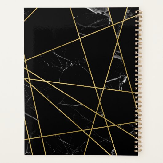 Ausgeklügelter Marmor- und Goldbelag Planer (Rückseite)