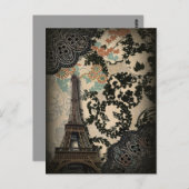 Ausgeklügelter Pariser Eiffelturm Staudamm Postkarte (Vorne/Hinten)