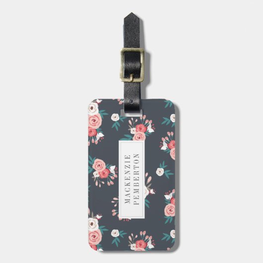 Ausgeklügelter Personalisierter Gepäckträger Gepäckanhänger (Vorderseite vertikal)