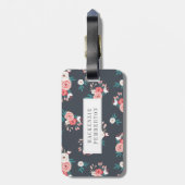 Ausgeklügelter Personalisierter Gepäckträger Gepäckanhänger (Rückseite vertikal)