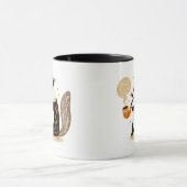 Ausgeklügeltes Badger rauchen Tasse (Zentrum)