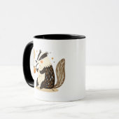 Ausgeklügeltes Badger rauchen Tasse (Vorderseite Links)