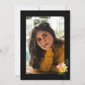 Ausgeklügeltes Begräbnisprogramm Einladung (Rückseite)