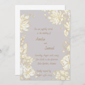 Ausgeklügeltes Design Einladung (Vorne/Hinten)