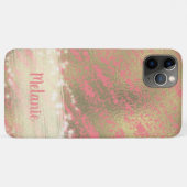 Ausgeklügeltes Pink Foil Glittery Sweet 16 Case-Mate iPhone Hülle (Rückseite (Horizontal))