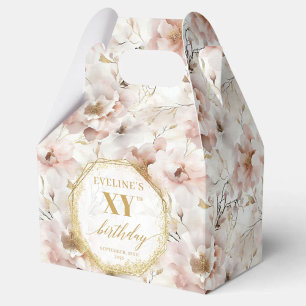 Ausgeklügeltes, rosafarbenes, rosafarbenes Boho-Aq Geschenkschachtel