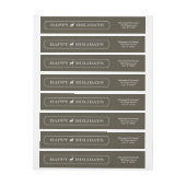 Ausgeklügeltes Tag Holiday Wraparound Label (Bogen)