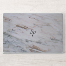 Ausgeklügeltes White Marbel HP Laptop Skin