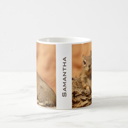 Ausgekühltes Eichhörnchen Personalisiert Kaffeetasse (Mittel)
