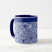 Ausgelöste Alien Circuit - Navy Blue Tasse (Vorderseite Links)