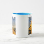 Ausgemesserte Badlands-Formation in Kurzem Gras Tasse (Zentrum)