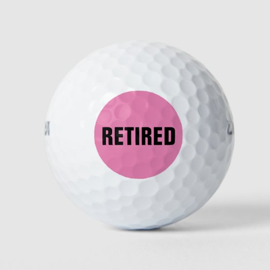 AUSGEMUSTERTE GOLFBÄLLE (Vorderseite)