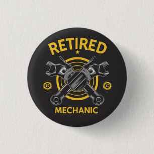 Ausgemusterter Mechaniker Button